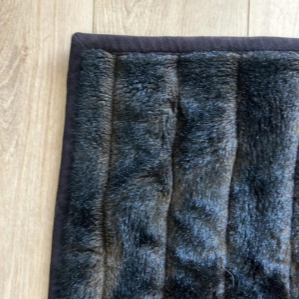 Pottery Barn Faux Mink Blanket 50x60